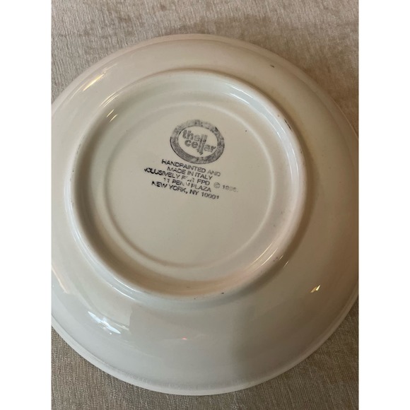 Vintage Cellar Italian Pottery Pasta Bowls - Picture 2 of 6